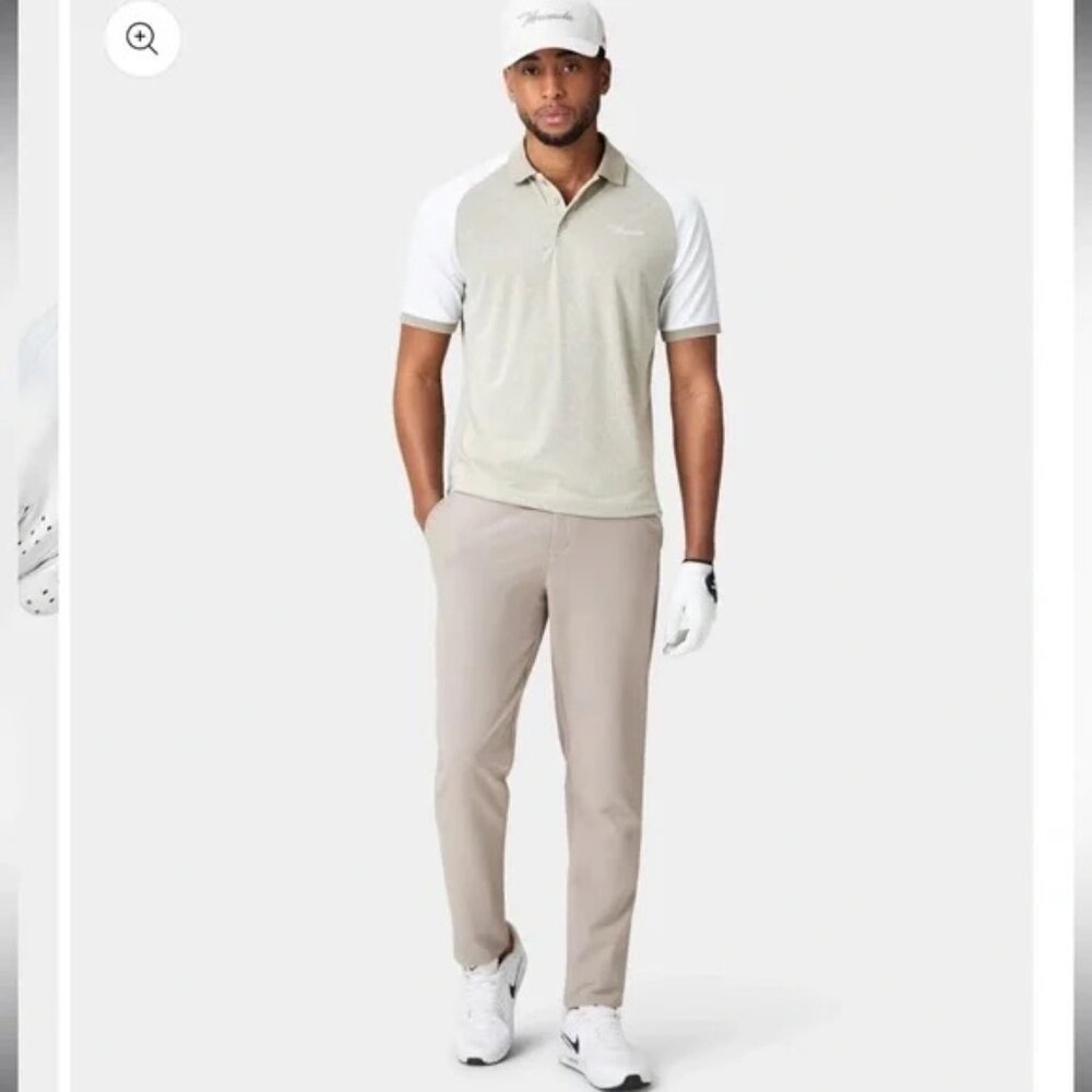 Macade Golf Lou Ash Brown Regular Trousers 34x32